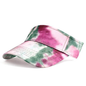 Mode coloré cravate-teinture coton printemps été automne sport casquette de Baseball extérieur seins nus Protection solaire chapeau dégradé couleur visière - Product Image 4