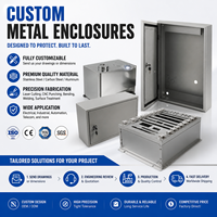Custom Powdercoat Stainlesssteel Aluminio Sheet Metal Enclosure Computer Enclosure Case Chasis Gabinete Fabricación de chapa metálica