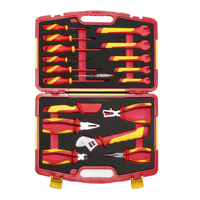 18 pièces d'outils d'isolation pour réparation automobile - tournevis isolés VDE, jeu de pinces isolées 1000V