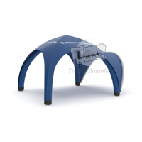 Tente publicitaire gonflable de qualité commerciale, résistante aux intempéries, durable, avec logo personnalisé imprimé, pour les événements sportifs