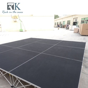 Black Carpet <b>Platform</b> Modular <b>Stage</b> 4ft*4ft Square Simple <b>Stage</b> <b>Platform</b> Decors - Product Image 6