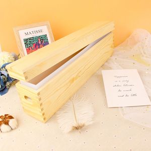 INTODIY Boîte en bois rectangulaire avec couvercle, Moule Tusi, Moule à savon anti-gonflement, Moule en silicone pour savon artisanal à froid - Product Image 4