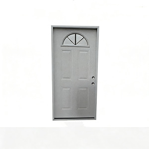 Modern Steel Wood Interior Door Sound Insulation Manual Opening <b>Polymer</b> Door For Home Entry And Rental Rooms - Product Image 3