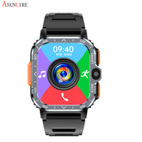 Reloj Inteligente PGD WATCH Square 4G Android, 4+64 GB, Cámara Dual, Tarjeta SIM, WiFi, GPS, Correa de Gel de Sílice para Hombre, Brújula, Monitor de Sueño, Calendario