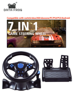 Volante de Carreras con Vibración para Simulación de Conducción USB, Control Remoto para PC/PS3/PS2, Joysticks para Xbox y Nintendo Switch