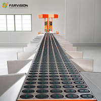 Sistema de Clasificación de Paquetes Industrial Inteligente FARVISION, Clasificador de Ruedas con Capacidad de Carga de 60 kg, 6000PPH, Máquina Clasificadora de Paquetes Automática de Alta Velocidad