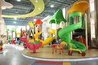 Jouets scolaires de haute qualité, toboggan extérieur commercial pour enfants, aire de jeux