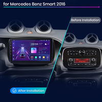 Junsun V1 stok EU CarPlay nirkabel Android navigasi otomatis untuk Mercedes Benz Smart 2016 mobil Autoradio Multimedia Video