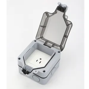 MPG1-A American Standard Switch Waterproof Box US Outdoor Weatherproof Switch Cover And Socket Wall Stock Outlet Safe Box