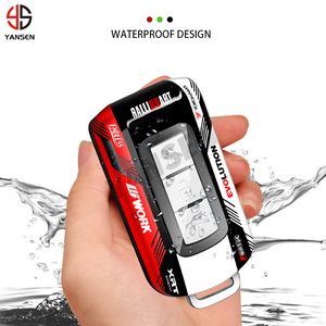 ABS Racing <span class=keywords><strong>Key</strong></span> Bìa trường hợp <span class=keywords><strong>Shell</strong></span> cho <span class=keywords><strong>Mitsubishi</strong></span> Outlander Lancer Eclipse EX asx chéo Colt Pajero Grandis Keychain phụ kiện - Product Image 3