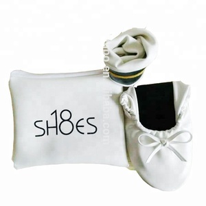 Venta al por Mayor de Bailarinas Plegables para Niñas, Regalo de Boda, con Logotipo Privado Impreso, Bailarinas Plegables - Product Image 6
