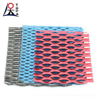 Maille de losange clôture en métal extensible plaque d'acier maille personnalisée développer maille tôle