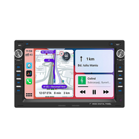 Unidad Principal Bluetooth con Carga USB, Carplay y Android Auto Inalámbricos, Pantalla Táctil de 7 Pulgadas para VW Passat, Estéreo para Auto
