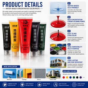 Pâte colorante aqueuse générale pour revêtements intérieurs et extérieurs, facile à disperser et à fort pouvoir couvrant - Product Image 4