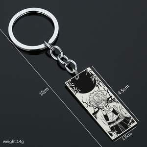 Punk Individuatie Emaille Tarotkaart Sieraden Hanger Rvs Sleutelhanger En Ketting Voor Dames Heren - Product Image 5