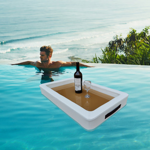 Bandeja Flotante de EVA para Piscina, Mesa de Comida para Exteriores, <span class=keywords><strong>Club</strong></span> Acuático, Grande y de Lujo - Product Image 3