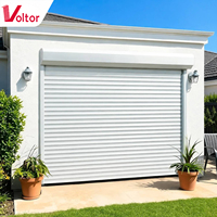 Porte de sécurité industrielle en acier anti-vent Hurricane, à enroulement électrique automatique, pour entrepôt, sur mesure