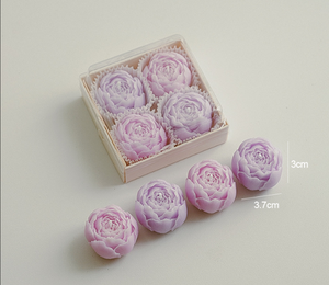 Wholesale Handmade Soy Wax Flower-Shaped Art <b>Candles</b>-Environment-Friendly Long-Lasting Scented for Christmas Home Decoration - Product Image 6
