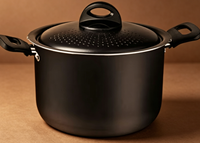 Casserole à spaghetti électrique moderne de 22 cm, 5,7 L, antiadhésive