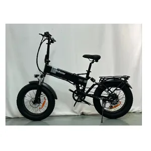 48V/500W Electric Bike with Folding Handlebar Moutain Ebike for Adult Mountain Go out artifact Electric Bicycle
