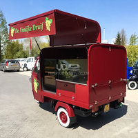 Chariot de nourriture mobile électrique personnalisé avec logo Mini Piaggio Ape pour hot-dogs, popcorn, glaces, cuisine mobile