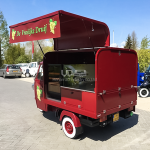 Chariot de nourriture mobile électrique personnalisé avec logo <span class=keywords><strong>Mini</strong></span> <span class=keywords><strong>Piaggio</strong></span> Ape pour hot-dogs, popcorn, glaces, cuisine mobile - Product Image 3