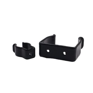 Support de fixation en tôle noire de 25 mm, 35 mm, 45 mm, à plusieurs trous, pour bord de protection, composant d'estampage fixe - Product Image 2