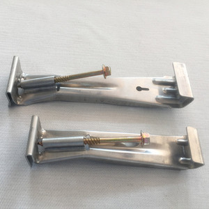 Duy nhất-side nhôm K Phong Cách máng xối móc áo với vít nhanh chóng mưa Hidden tiêu chuẩn đánh bóng tùy chỉnh kích thước khung - Product Image 2