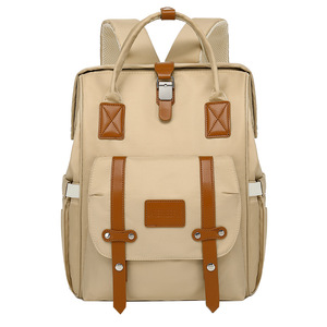 Mochila Pañalera Multifuncional Personalizada OEM/ODM, Material Oxford Aislado, Diseño de Doble Capa, Portátil, para Mamá - Product Image 1