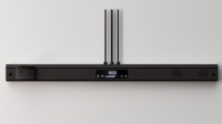 Barre de commande intelligente pour miroir de salle de bain avec capteur tactile/mouvement, anti-buée, gradation et horloge, pour éclairage de miroir et armoire, OEM IP44