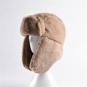 उच्च गुणवत्ता वाले थोक पुरुषों महिलाओं गर्म इयरफ़्लैप टोपी सर्दियों फर इयरमफ - Product Image 6