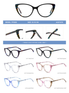 <span class=keywords><strong>Gafas</strong></span> <span class=keywords><strong>Graduadas</strong></span> de Diseño para Mujeres Jóvenes y Modernas, Monturas de Acetato Azul de Lujo - Product Image 4