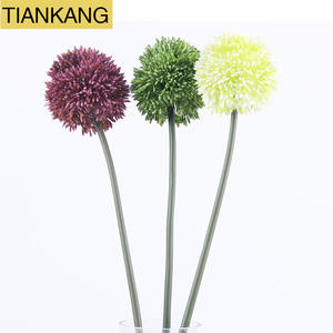 Fleurs artificielles en gros, fleurs d'<span class=keywords><strong>allium</strong></span> artificielles, boule de fleurs en plastique - Product Image 4