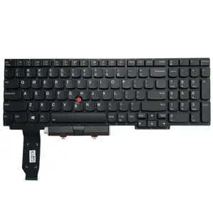 Keyboard Laptop baru Keyboard US UNTUK Lenovo Thinkpad E15 Gen 2 20RD 20RE dengan lampu latar hitam