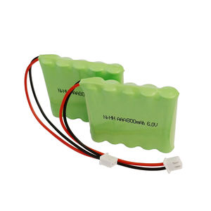 ชุดแบตเตอรี่แบบชาร์จได้ชนิดนิกเกิล-เมทัลไฮไดรด์ 6V 800mAh ใช้แบตเตอรี่ขนาด AAA พร้อมสายและปลั๊ก - Product Image 1