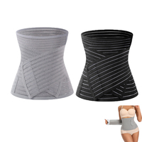 Cinturón adelgazante ajustable de fibra de carbón de bambú, seguro, transpirable, para el abdomen, recortador de cintura, Varios tamaños disponibles
