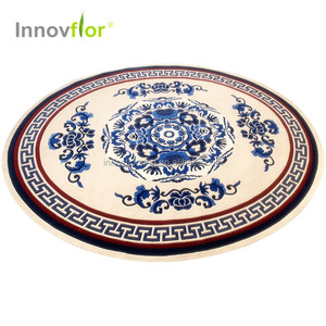 <span class=keywords><strong>Tappeto</strong></span> Tradizionale Cinese in <span class=keywords><strong>Lana</strong></span> Neozelandese, Elegante Blu e <span class=keywords><strong>Bianco</strong></span>, Lussuoso per Soggiorno e Camera da Letto, Annodato a Mano - Product Image 5
