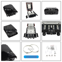 Extérieur 16 core ODB CTO ftth box fibre optique terminaison box 1*16 1x16 FAT FDP OTB caja nap ODN Splitter distribution Box odp