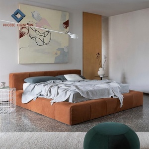 Set di mobili moderni per camera da letto con bordo spesso letto king o <span class=keywords><strong>queen</strong></span> <span class=keywords><strong>size</strong></span> con contenitore - Product Image 4