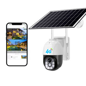 OEM 5MP تعمل بالطاقة الشمسية بألوان رؤية ليلية 4G LTE الأمن كشف الحركة عموم الميل V380PRO للاستخدام في الهواء الطلق - Product Image 1