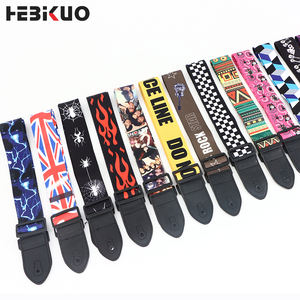 สายสะพายกีตาร์หนังหลากสี รุ่นปี 2003 ปรับได้ พิมพ์ลายสีสันสดใส ทำจากผ้าฝ้าย อุปกรณ์เสริมสำหรับเครื่องดนตรีสาย - Product Image 1