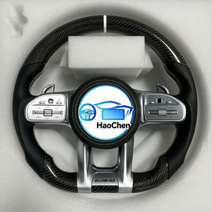 Volant de luxe style Maybach pour <span class=keywords><strong>Mercedes</strong></span> Classe S W222 W223 Classe E W213, modification du volant en cuir Nappa - Product Image 3