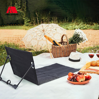 Chaise pliante portable pour camping en plein air, plage, avec dossier et coussin, chaise de loisirs, chaise de pique-nique pour parc, chaise de jardin longue et courte