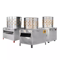 Acier inoxydable Volaille plucker/Capacité 4-5 plumes de poulet plucker machine/Plein automatiquement épilation