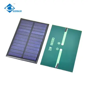 0.65W Mini Portable Solar Panels ZW-8960 Poly Crystalline Silicon Mini Solar Panels 6V Epoxy Resin Solar Panel
