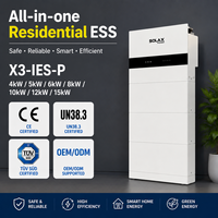 Système de Stockage d'Énergie Résidentiel Tout-en-un 15kW IP66 Empilable 30kWh, Alimentation de Secours de Niveau UPS avec Commutation en 10ms, Batterie Solaire Lithium Triphasée pour la Maison