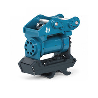 Attache rapide hydraulique inclinable à 180 degrés We-Attach WQCT-04D pour mini-excavatrice de 5 à 6,5 tonnes