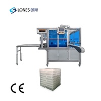 Machine d'emballage semi-automatique à réglage élevé pour sacs de conteneurs en plastique vides, presseuse pour toutes formes de bouteilles PET/PE de 100 ml à 5 L