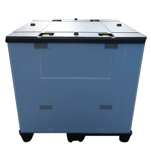 Good Quality Plastic Collapsible Pallet Bin Storage Coaming Sleeve Corrugated Plastic Pallet Box for Battery Pack