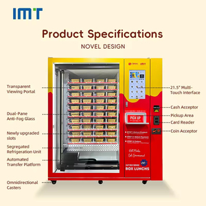 Fast Hot Food Vending Machine 24 Hours Self Service <strong>Automatic</strong> 21.5 Inch <strong>Touch</strong> <strong>Screen</strong> Smart Food Vending Machine - Product Image 3